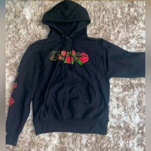 Champion black hoodie (size M)